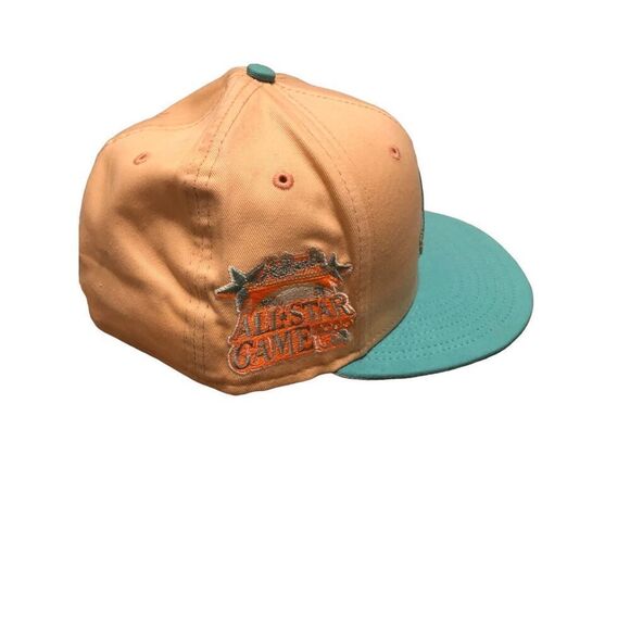 New Era Atlanta Braves Peaches 59FIFTY Fitted Hat Cap Size 7 1/2 - Picture 3 of 5